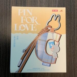 Popmart Pin For Love Letter Pendant Blind Box - Unopened